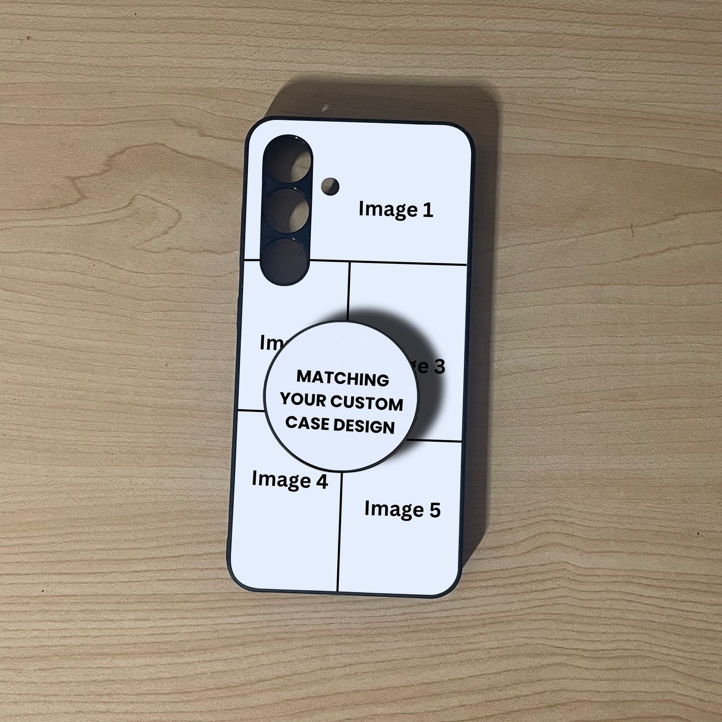 2-5 Photo Collage Custom Phone Case for Samsung Galaxy