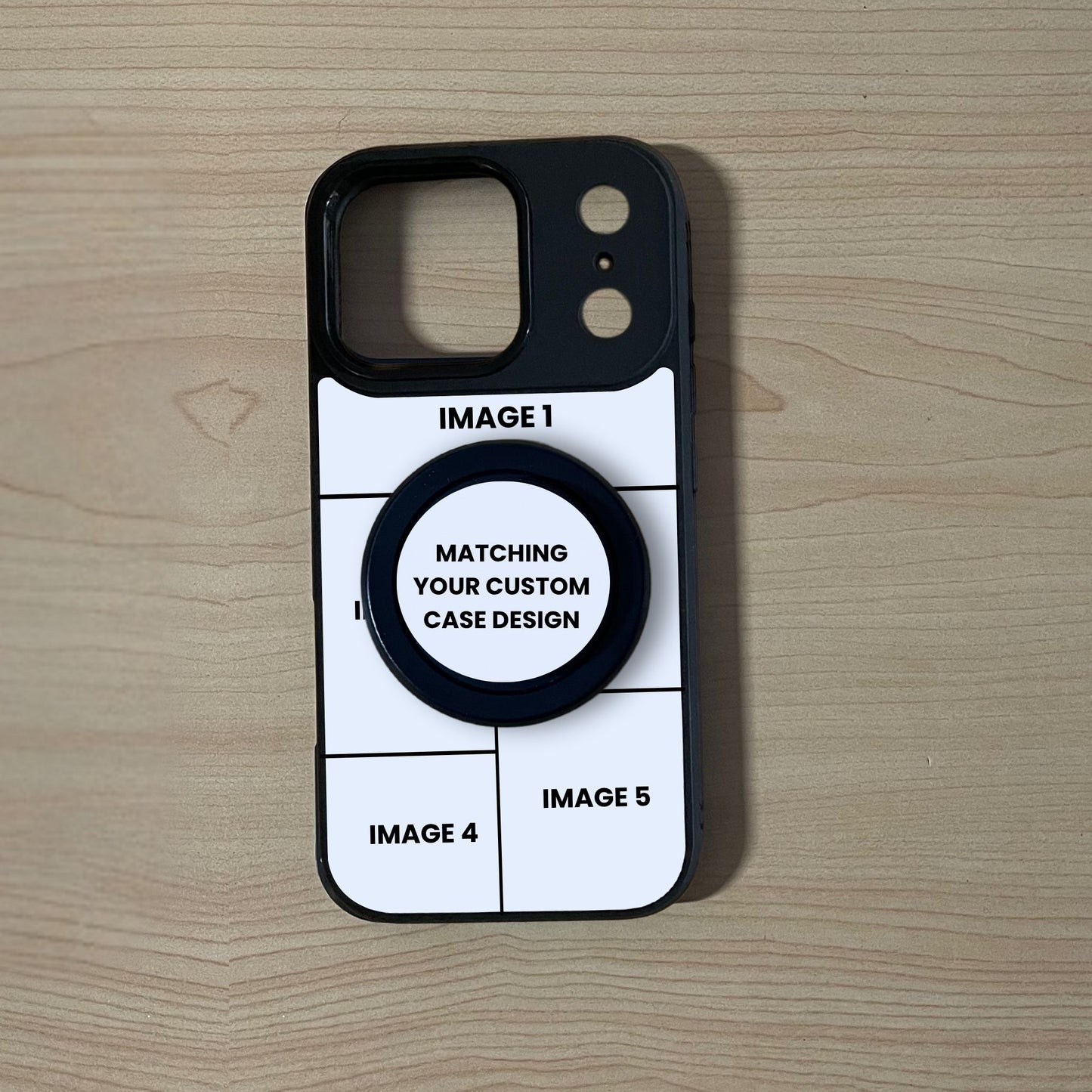 MagSafe 2-5 Photo Collage Custom Phone Case for iPhone