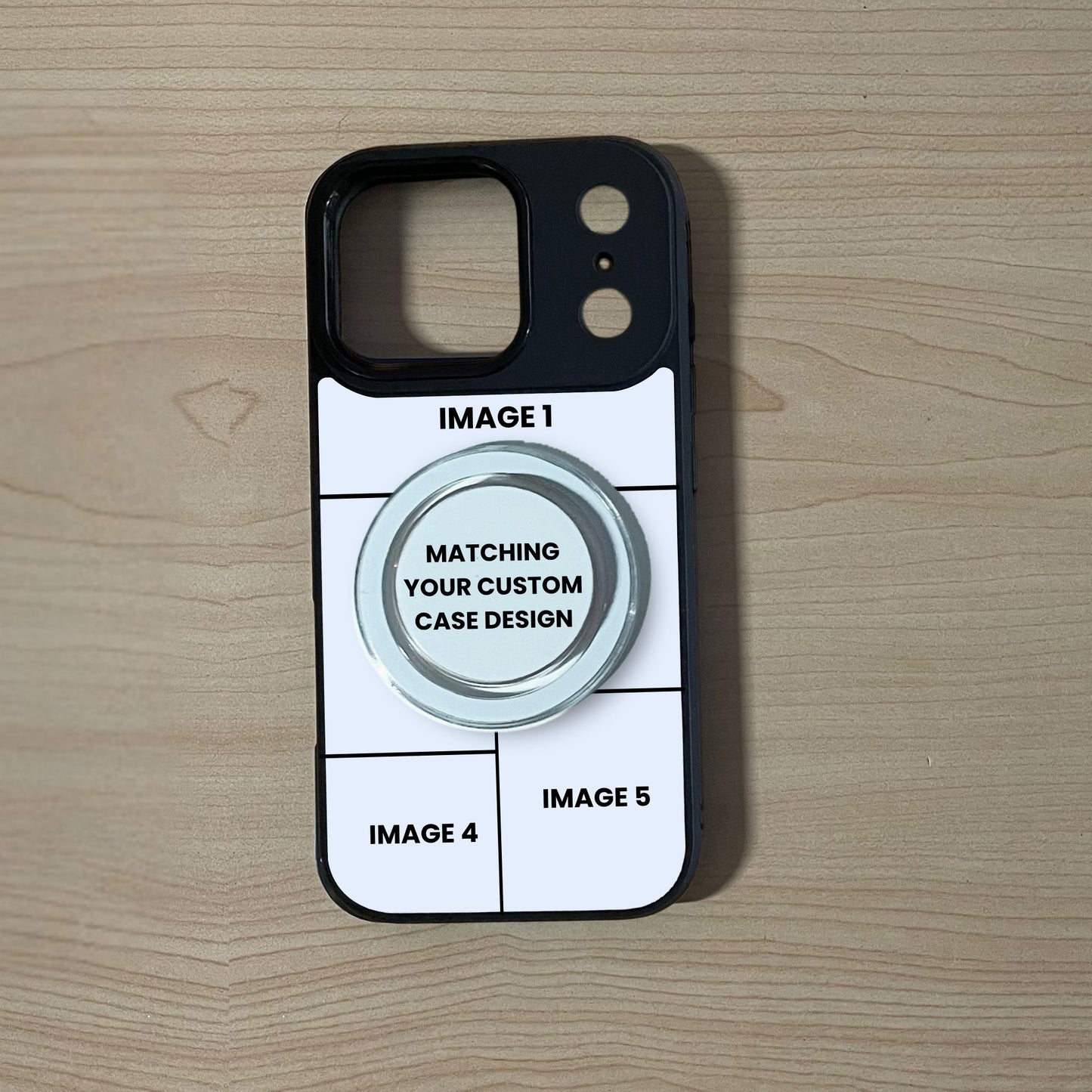 MagSafe 2-5 Photo Collage Custom Phone Case for iPhone