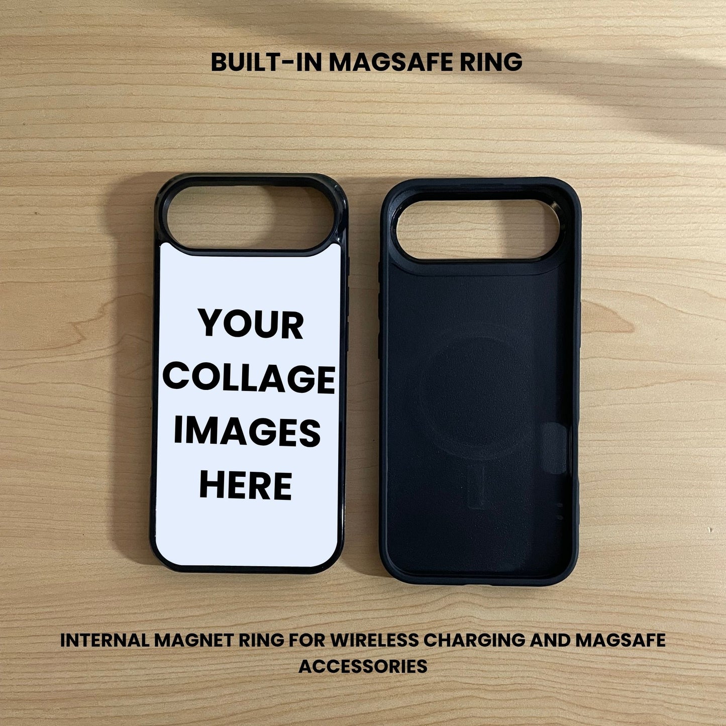 MagSafe 2-5 Photo Collage Custom Phone Case for iPhone